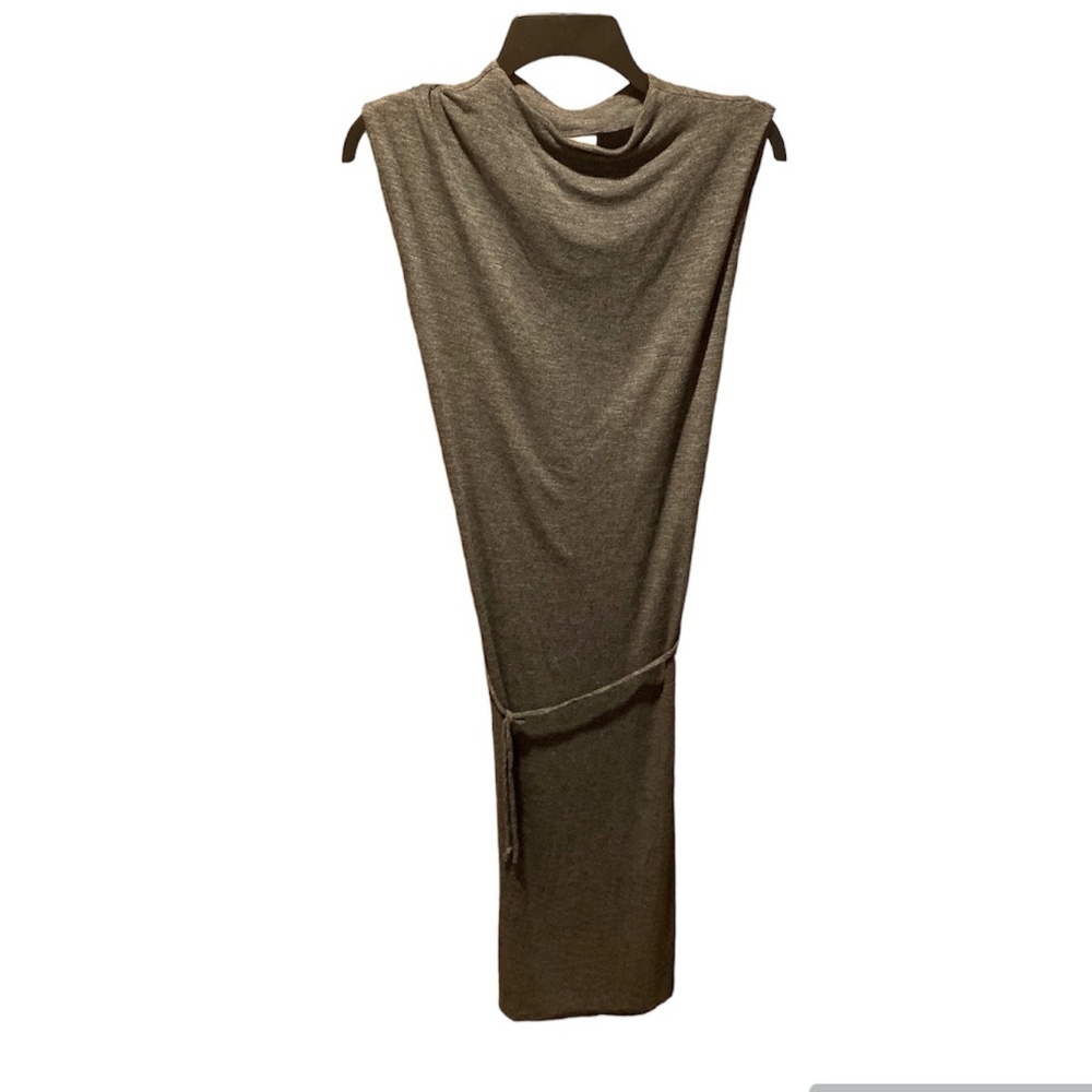 Dolan Left Coast Collection Sleeveless Midi Dress Gray XS
